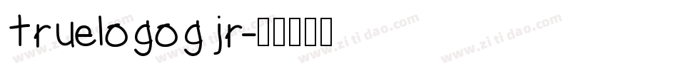 truelogog jr字体转换